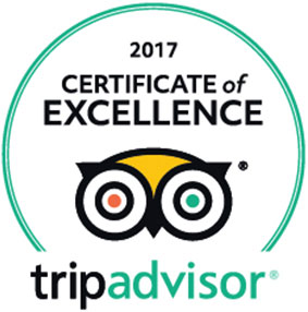 Tripadvisor Certificate of Excellence 2017